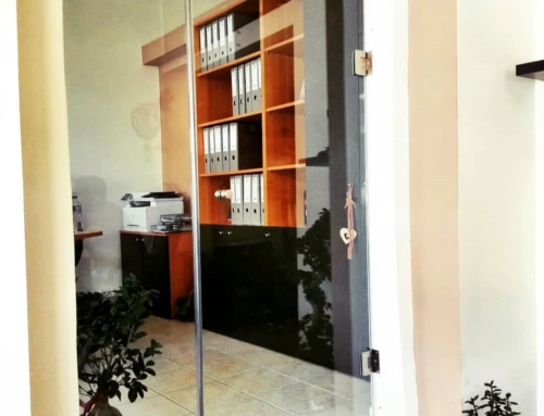 Πόρτα από γυαλί ασφαλείας